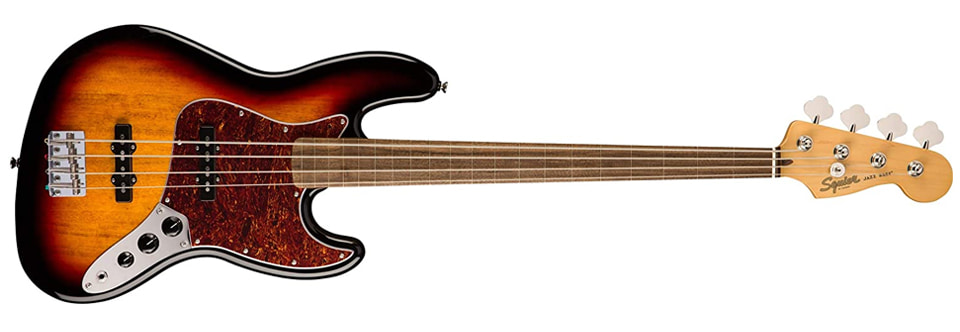 Squier Classic Vibe 60's Jazz Bass FRETLESS